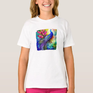Helles Pfauen-T-Shirt T-Shirt