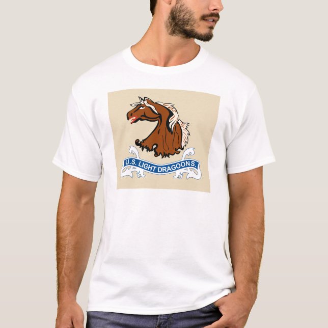 Helles Pferd zwingt Flaggen-T - Shirts (Vorderseite)