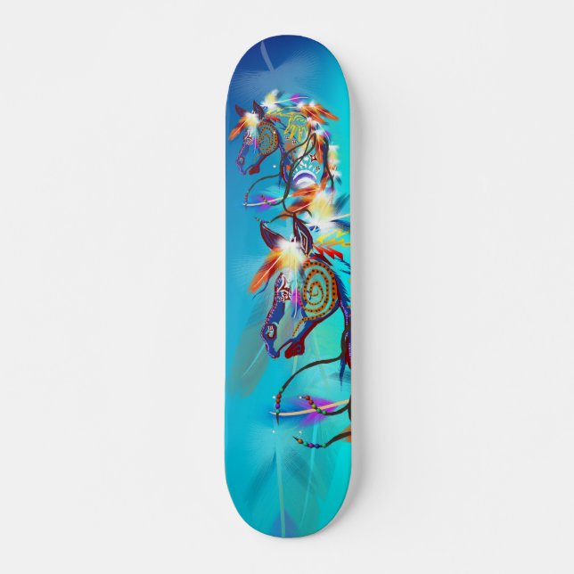 Helles PferdeSkateboard Skateboard (Vorne)