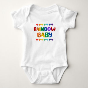 Helles "Rainbow Baby" Design Baby Bodysuit Strampler