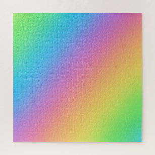 Helles Rainbow Gradient Challenging Jigsaw Puzzle