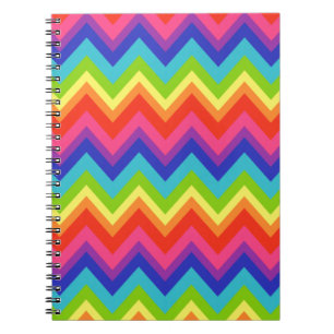 Helles Regenbogen-Notizbuch Notizblock