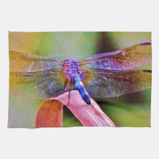 Helles Regenbogen Rosa Libelle Küchentuch