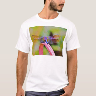 Helles Regenbogen Rosa Libelle T-Shirt