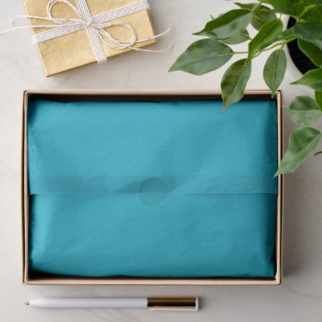 Helles reiches himmelblaues Seidenpapier (Geschenk)