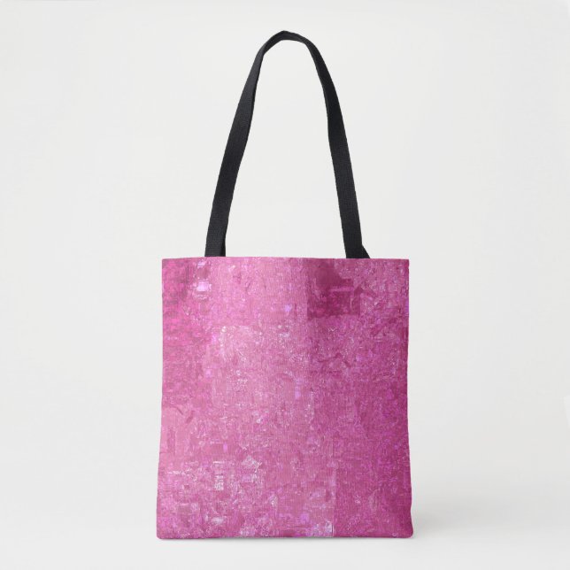 Helles Rosa abstraktes Mosaik Glanz (Vorderseite)