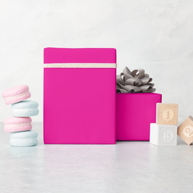 Helles Rosa Geschenkpapier (Babyparty)