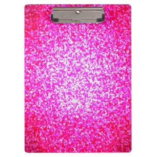Helles rosa Glitterklemmbrett Klemmbrett