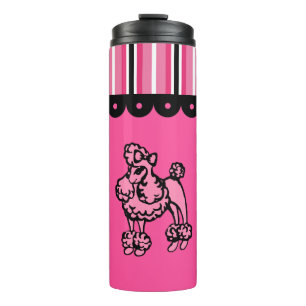 Helles Rosa Pudel-Mug Thermosbecher