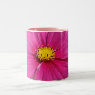 Helles Rosa zentriertes Cosmo Zweifarbige Tasse