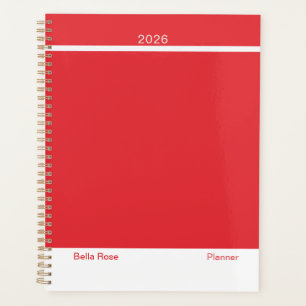 Helles Rot Minimalist Planer