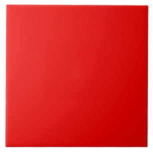 Helles rotes Farbwurfkissen Fliese
