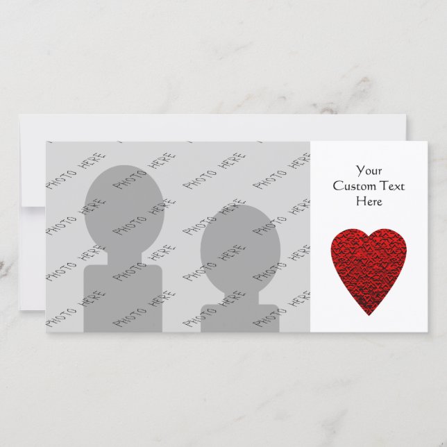 Helles rotes Herzbild. (Vorderseite)