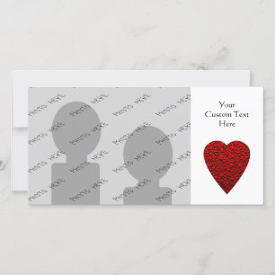 Helles rotes Herzbild.