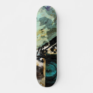 helles Skateboard 7-3/8 der Collage "