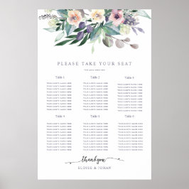 Helles sommerliches Aquarelldesign Poster