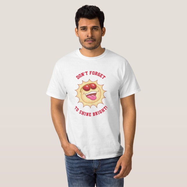 Helles Sonnenlicht-Shirt T-Shirt (Vorne ganz)