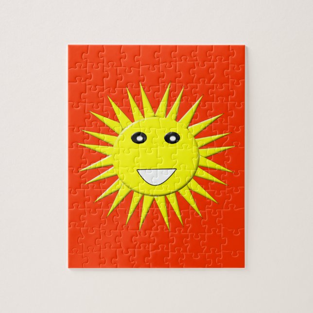Helles Sonnenscheinpuzzle Puzzle (Vertikal)