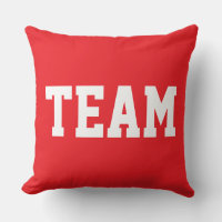 Helles sportliches Rot lustiges athletisches TEAM
