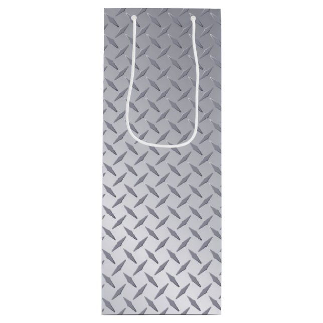 Helles Stahldiamantenschmuck Geschenktüte Für Weinflaschen (Vorderseite)