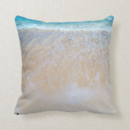 Helles Strand-Makro Kissen