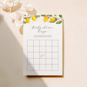 Helles Summer Bingo Lemon Citrus Baby Showspiel