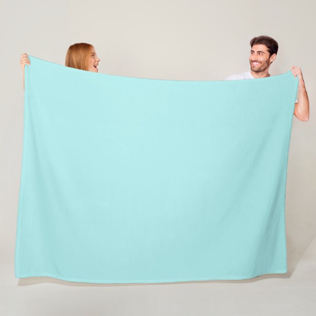Helles Türkis Fleece Blanket (Beispiel)