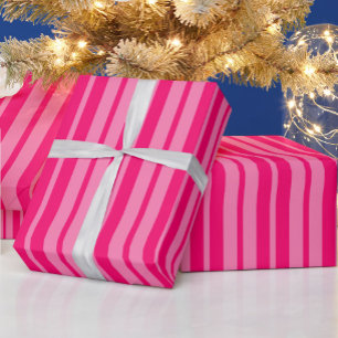 Helles und Hot Pink Stilelemente Design Geschenkpapier