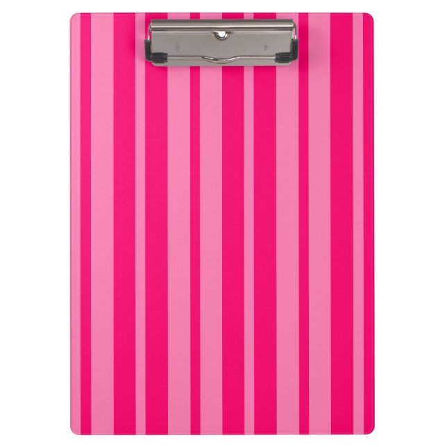 Helles und Hot Pink Stilelemente Design Klemmbrett (Vorderseite)