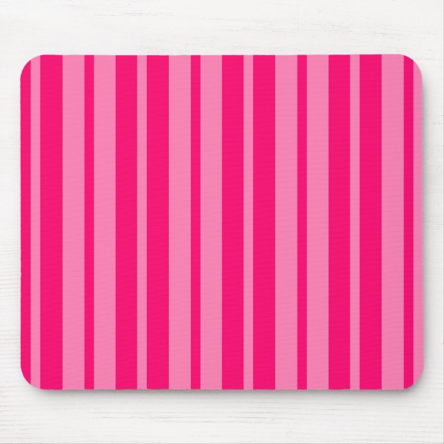 Helles und Hot Pink Stilelemente Design Mousepad (Vorne)