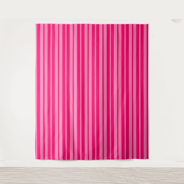 Helles und Hot Pink Stilelemente Design Wandteppich (Vorderseite)