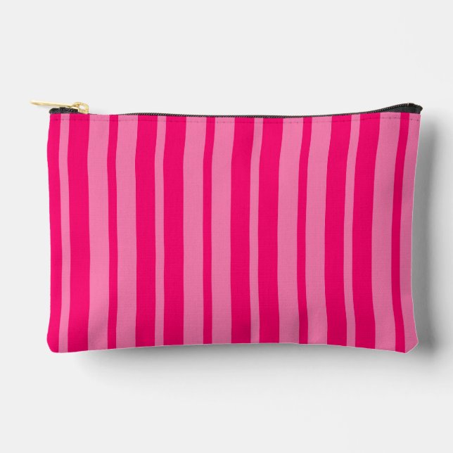 Helles und Hot Pink Stilelemente Design Zubehörtasche (Vorderseite)