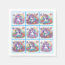 Helles Unicorn Party Napkins