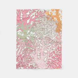 Helles Unterwasser-nahtloses Muster mit schönem Fleecedecke