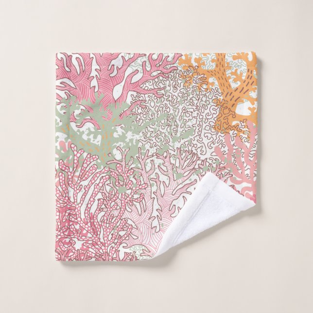 Helles Unterwasser-nahtloses Muster mit schönem  Waschlappen (Waschlappen)