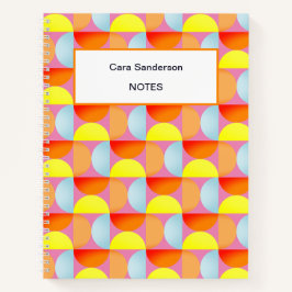 Helles Vergnügen Mitte des Jahrhunderts Moderne Ab Notizbuch