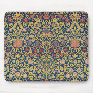 Helles Violett und Akelei (von William Morris) Mousepad