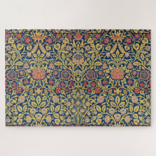 Helles Violett und Akelei (von William Morris) Puzzle