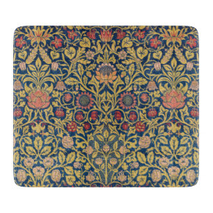 Helles Violett und Akelei (von William Morris) Schneidebrett