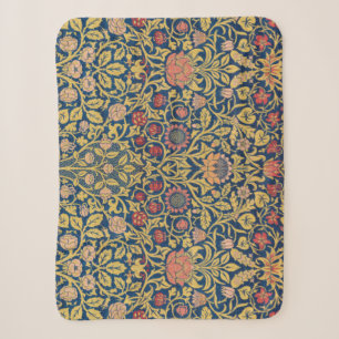 Helles Violett und Akelei (von William Morris) Sherpadecke