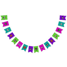 Helles Weihnachtsbanner mit Weihnachtskrippen Wimpelkette