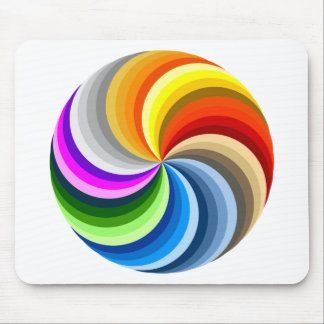 Helles wirbeln mousepad