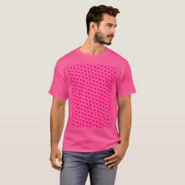 Helles WOW Pink Valentine Hörmuster T-Shirt