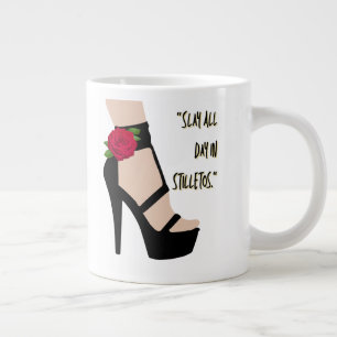 helles Zitat Jumbo-Tasse