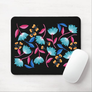 Hellfarbene Abstrakte Blüte Mousepad