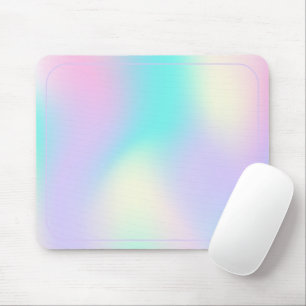 Hellfarbener holografischer Hintergrund Mousepad