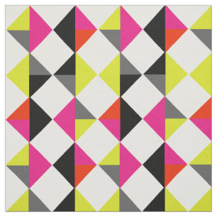 Hellfarbig moderne Geometrie Diamond Gemustert Stoff