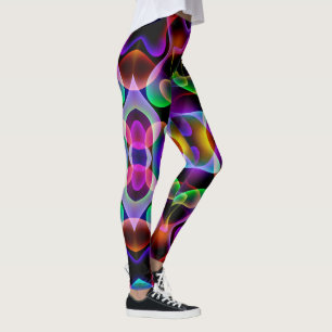 Hellfarbige Leggings von Frauen, die Ameisen laufe