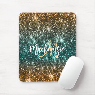 Hellfarbiger Glitzer Mousepad