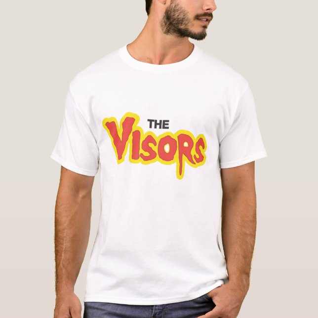 Hellfarbiges Maskenlogo-Shirt T-Shirt (Vorderseite)